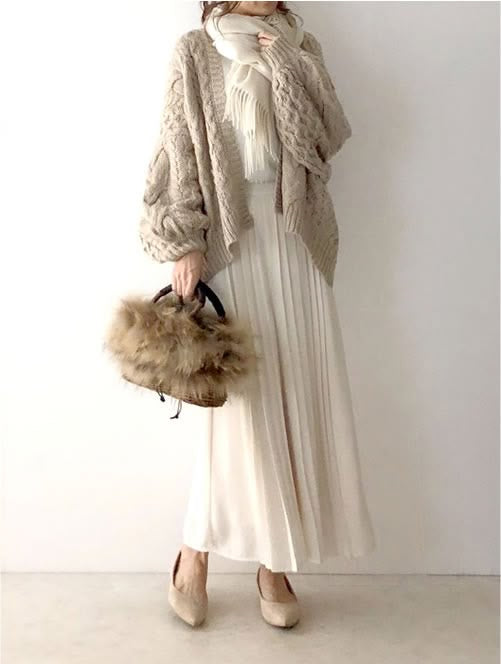 Pure Chiffon Pleated Swing Skirt