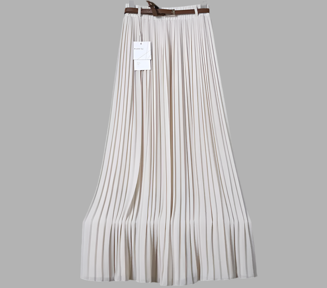 Pure Chiffon Pleated Swing Skirt