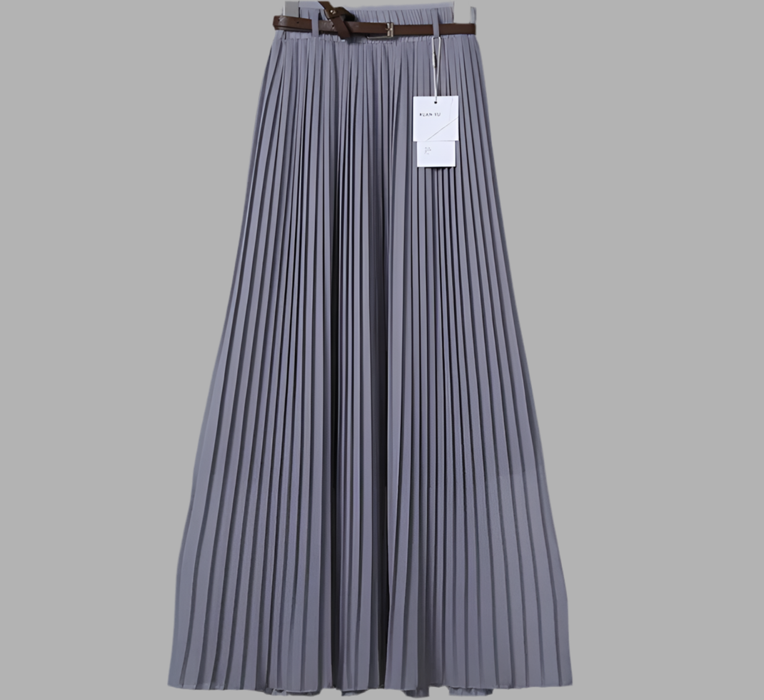 Pure Chiffon Pleated Swing Skirt