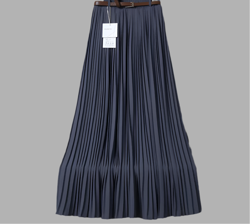 Pure Chiffon Pleated Swing Skirt