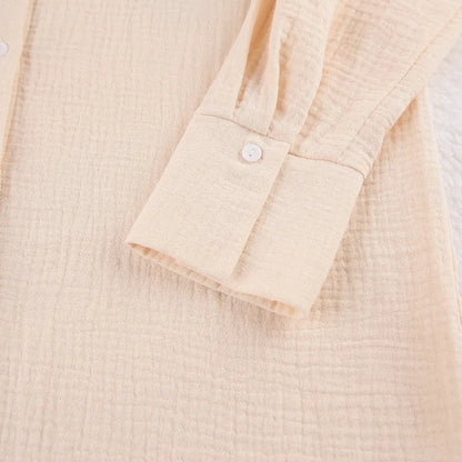 100% Organic Cotton Shirt & Trousers Set