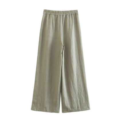 100% Hemp/Linen Belted Top & Pants