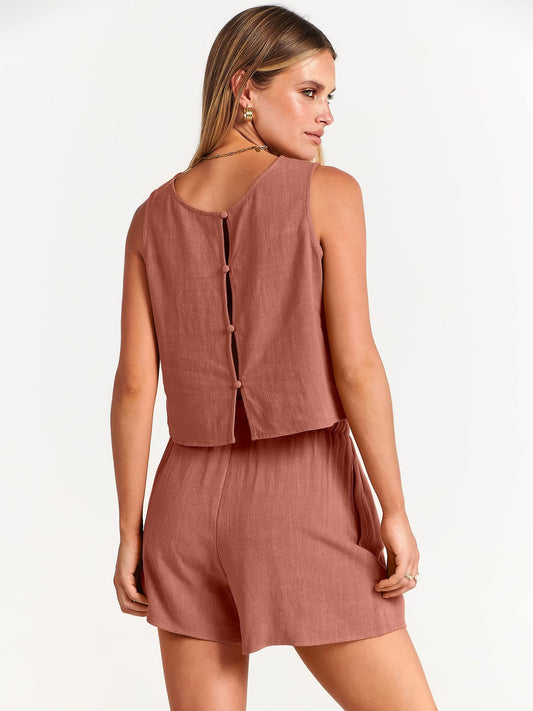 100% Cotton/Linen Summer Set