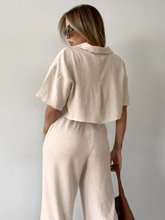 100% Cotton/Linen Co-ord Set