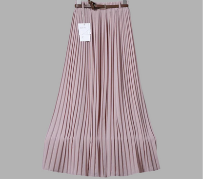 Pure Chiffon Pleated Swing Skirt
