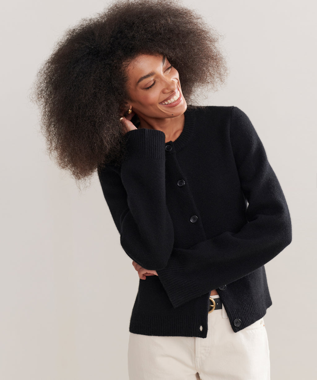 Cardigan With Loose Sleeves