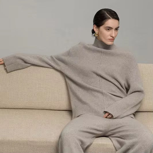 Two-Piece Loose Sweater and Pants