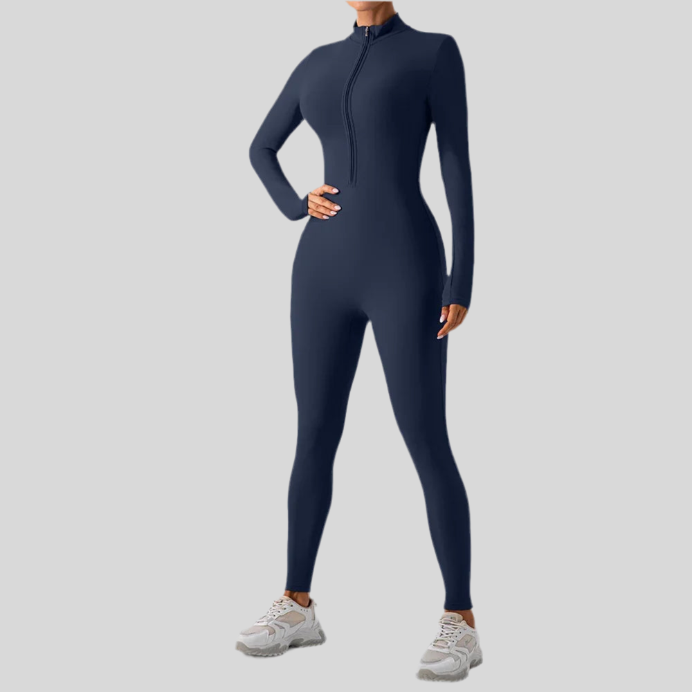 Fleece-Lined Yoga Jumpsuit