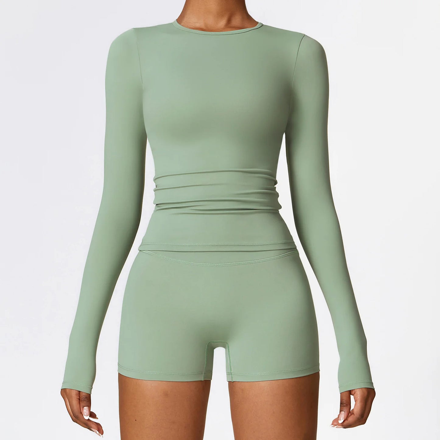 Flex Fit Slim Pullover Top & Shorts