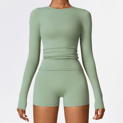 Flex Fit Slim Pullover Top & Shorts