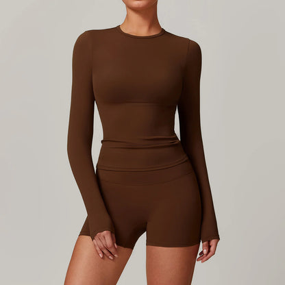 Flex Fit Slim Pullover Top & Shorts