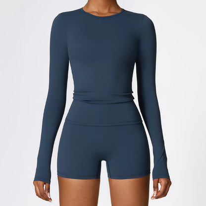 Flex Fit Slim Pullover Top & Shorts