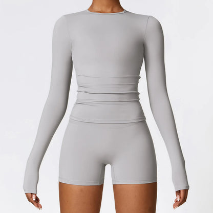 Flex Fit Slim Pullover Top & Shorts